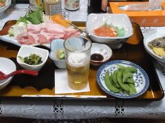 民宿赤坂田の美味しい夕食
