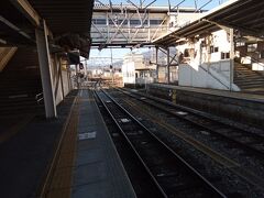 飯田駅を出発します。