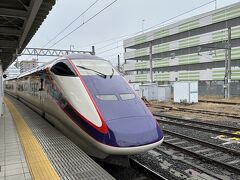 山形新幹線で山形駅に到着！