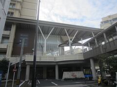 旭橋のバスターミナルに来ました。大晦日はこちらからバス旅スタート。