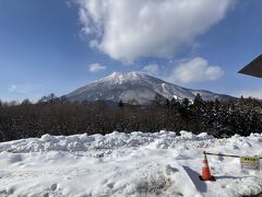 道の駅しなのから見た黒姫山