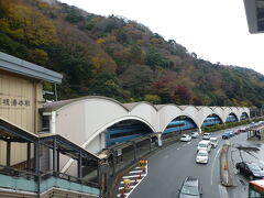 もと来たルートで箱根湯本駅に戻ります。