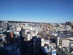 2022年1月14日	ホテル・ヘリテイジ飯能ｓｔａ．ホテル部屋からの飯能風景