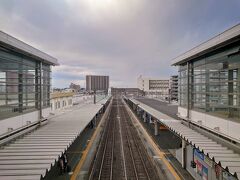 品川駅から約１時間半で勝田駅に到着しました(^^)