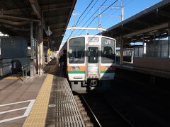 14:27 ホームに着いたら既に電車がスタンバイ

すぐに発車しました

この日は乗継は良かったんですよねぇ