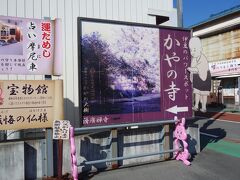 駅から１分。
庭園と樹齢７５０年の巨木のある寺。
