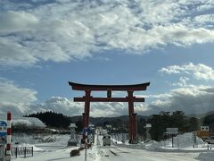 2日目はレンタカーで移動　羽黒山へ向かう