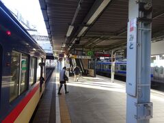 終点の水戸駅に到着。
水戸駅は有人駅だけど、他の無人駅と同様に運賃箱に切符や運賃を投入して外に出る。