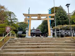 園内の西側にある出水神社
