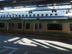 いまだに、新橋駅に常磐線電車が停まることにとっても違和感。
「上野東京ライン」として常磐線が品川駅まで乗り入れ始めてからもう、７年以上になるんだけど。
向かいの東海道線電車の奥には東海道新幹線。
＊ひとりごと
線路に余裕があるのなら、横須賀線電車を地上駅に戻してくれたらとっても嬉しいんだけど！スカ線は地下深くに追いやられてとっても不便になっちゃったから。
１９８０年までのスカ線は東京―大船間で東海道線と同じ線路を走ってたこと、知らない人増えてるんだろうなぁ。