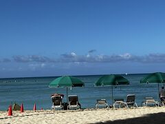 その向こうにはワイキキの海が広がっている。