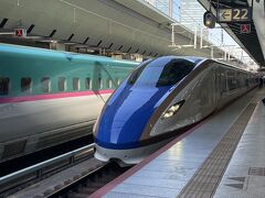 東京駅から軽井沢へ新幹線で向かいます。東京～軽井沢って新幹線なら日帰りも出きそう。