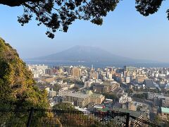 おおーー！桜島がうっすら見えたー(≧▽≦)