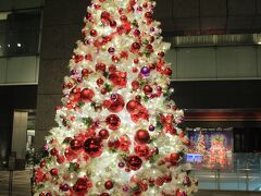 タカシマヤ タイムズスクエア　2 階 JR 口前の「光のガーデン」
ホワイトのシンボルツリー