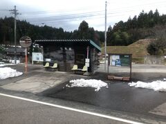 七見駅停留所
（ここも能登線の廃線跡ですね）
