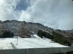 ここ数日東北・北海道は相当まとまった雪になりましたが、新潟方面はそれほでもなく。越後湯沢まで来るとようやく雪が見られる程度でした。