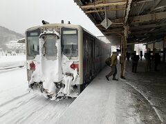 留萌着。このホームに列車が発着するのもあと数十日です。