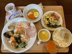 2日目朝。
もりもり朝食を食べてパワーアップ