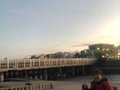 京都・三条大橋をスタート！
三条大橋はまさかの工事中。