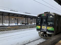 来た時と同じく、室蘭本線に乗車。