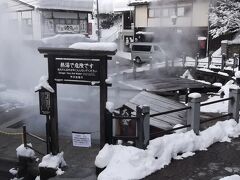 野沢温泉の雪景色