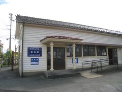 ポートラム東岩瀬駅のすぐそばに旧東岩瀬駅舎があります。