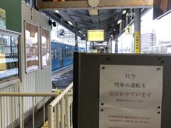 彦根駅に着きました。
近江鉄道はまだ動いてませんでした。
復旧は19時過ぎだとのこと。