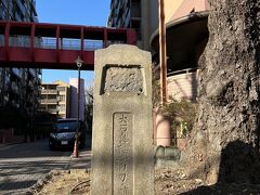 都営アパートの入り口に「大石良雄等自刃跡」という石碑がありました。

この都営住宅も旧細川家の屋敷跡なのでしょう。