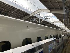 お昼過ぎののぞみ１０６号で東京に向かいます。なぜか新幹線の写真を撮ろうとするとスマホのボタンが反応せず、こういう絵になります。去年と同じだわ・・・。

関連旅行記：『やっぱり東京は楽しい♪ 素敵な本棚と夜のキラキラを眺めた日☆』
https://4travel.jp/travelogue/11805122