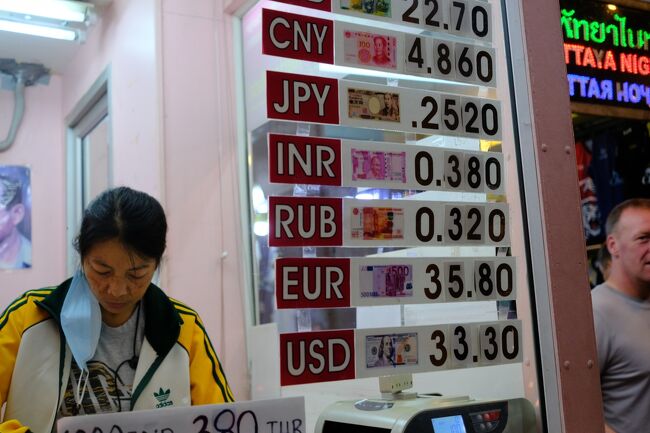 相変わらづ両替が悪い日本円です。