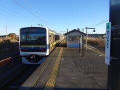 香取駅から１駅だけ進んで、水郷駅で降りてみた。
次の駅でもよかったんだけど、ただなんとなく。