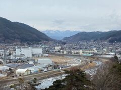 辰野町　荒神山公園からの塩尻方面の景色です。
