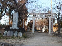 本庄城址は城山稲荷神社にあります。
