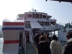 結構時間を浪費してしまったので、急いでフェリーターミナルへ向かい、宮島口を目指します。