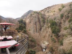 くねくね道を登ったところにある
九酔渓の茶屋です。

ここは、紅葉の名所だそう。

借りたクルマがノーマルタイヤ、
雪があれば、
このルートは諦めるところでした。