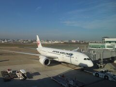 福岡空港に到着。
快晴！