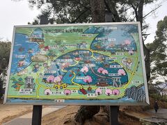 琴弾公園周辺の案内図…

山を中心に大きな公園になっています。