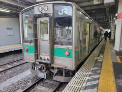 翌日は、常磐線に乗って待ち合わせ場所の岩沼駅へ