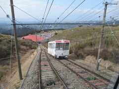 「十国峠山麓駅」と「十国峠山頂駅」を結ぶ全長316m、片道所要時間３分のケーブルカーです。