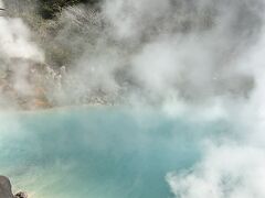 さて、観光に行きますよ


地獄巡りへ



スカイブルーのハワ◯の砂浜と海を連想させる温泉。



絶えず勢いよく湧き出る温泉は圧巻。


