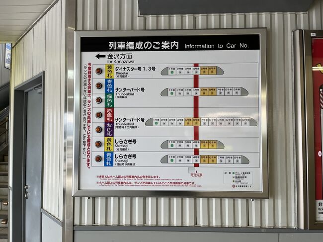 飛行機＆鉄道で行く 1泊2日の金沢旅② 「特急サンダーバードで