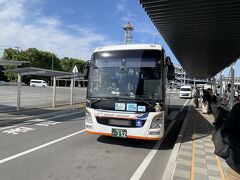 熊本空港から空港リムジンバスで熊本駅へ。