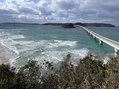 角島大橋の展望所から