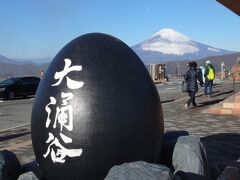 チェックアウト後は昨日渋滞で断念した大涌谷に寄ってみた。
