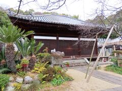 昔は松山藩主の祈願所だったというお寺。春になると本堂前のうば桜が綺麗な花を咲かせるそうです。