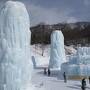 北海道 冬の旅 ５．支笏湖「氷濤まつり」・新千歳空港