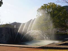 ●吉香公園＠錦帯橋界隈

「きっこう」と読みます。
噴水が印象的な公園。
旧山口県立岩国高等学校の跡地に造られ、日本歴史公園百選にも選ばれています。