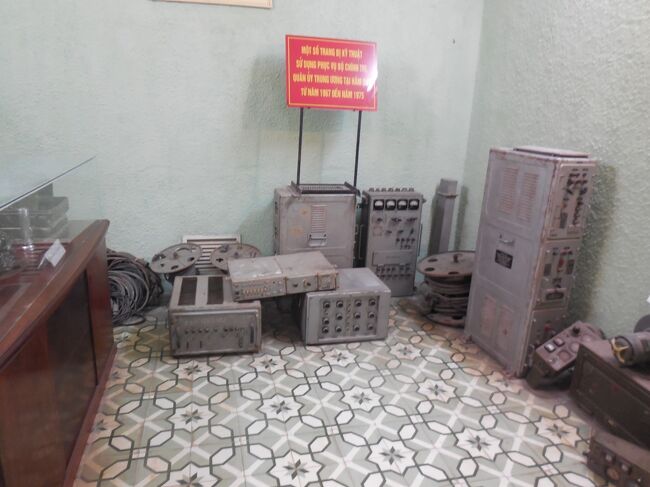 当時使われていた通信機器もありました。