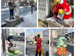 石巻の街中はマンガのキャラクターで溢れています。
昔、会社の同僚と一緒に行った鳥取の境港を思い出します。