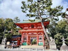 13:50　今宮神社到着